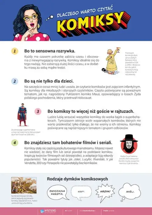 Dlaczego warto czytać komiksy? Odkryj ich niezwykłe korzyści