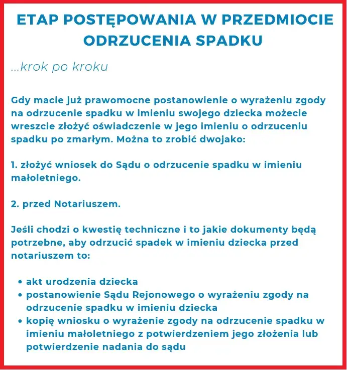 Odrzucenie spadku przez małoletniego: O co pyta sąd? Wyjaśniamy