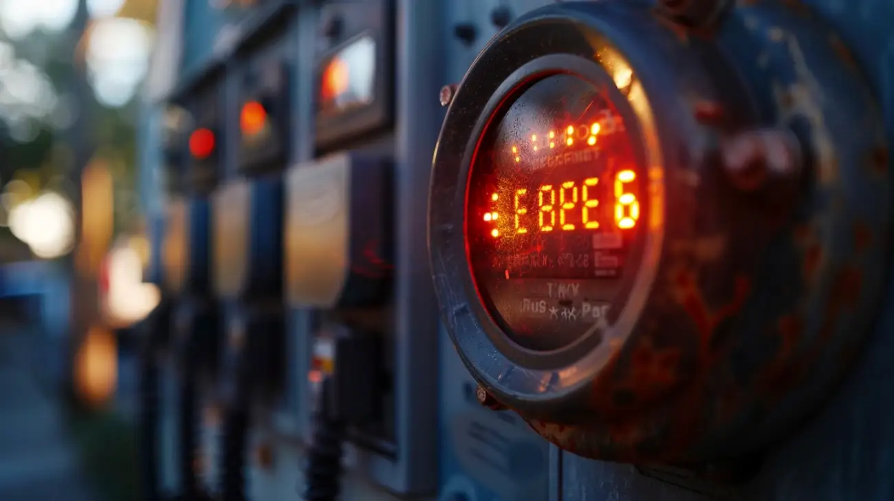 Co oznacza czerwona lampka na liczniku prądu? - Objasnienie