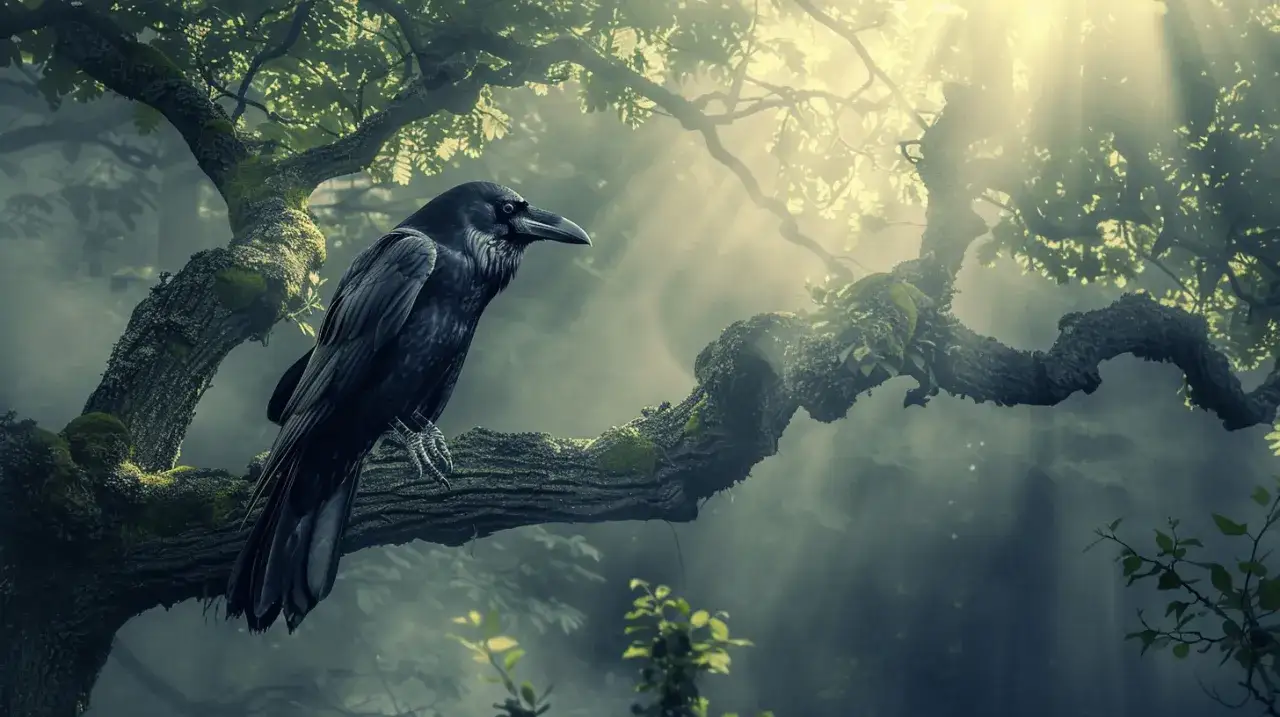 Kruk zwierzę mocy: Jakie znaczenie ma kruk jako duchowe zwierzę mocy?