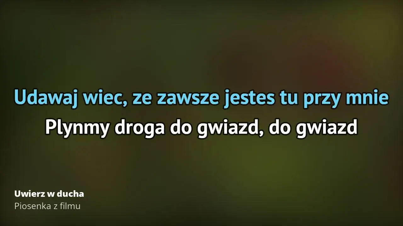 Muzyka z filmu uwierz w ducha - emocje i niezapomniane utwory