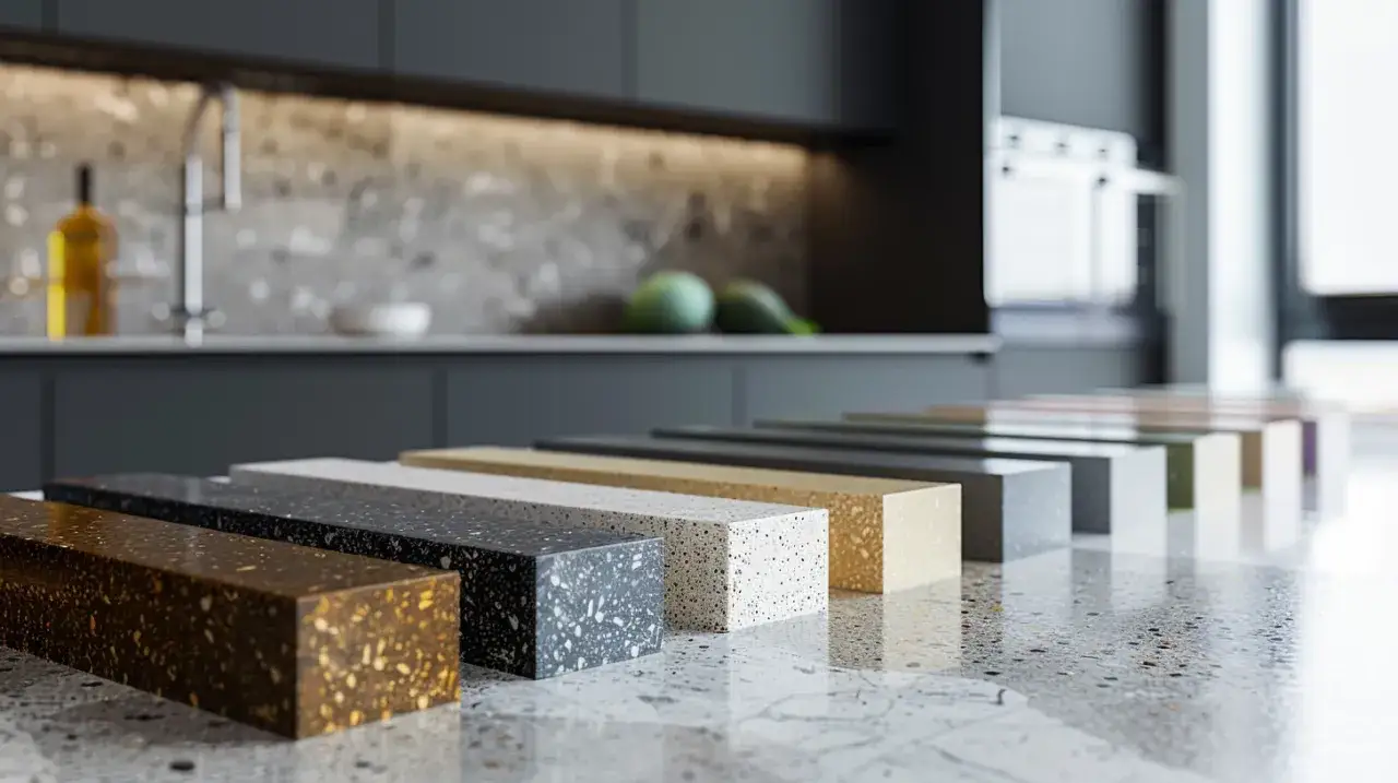 Jakie kolory konglomeratu kwarcowego są najbardziej popularne i trwałe?