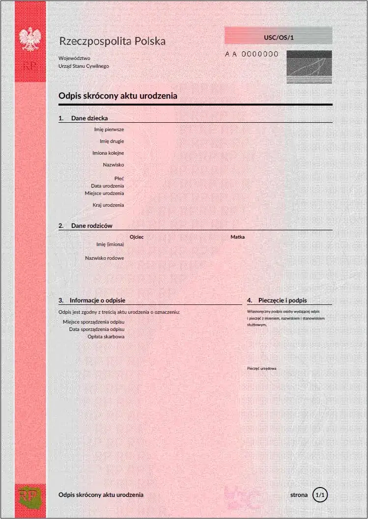 Gdzie znaleźć numer na odpisie skróconym aktu urodzenia? Prosty trik!