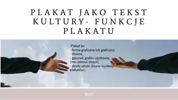 Jak plakat jako tekst kultury w Genially zmienia nasze spojrzenie?