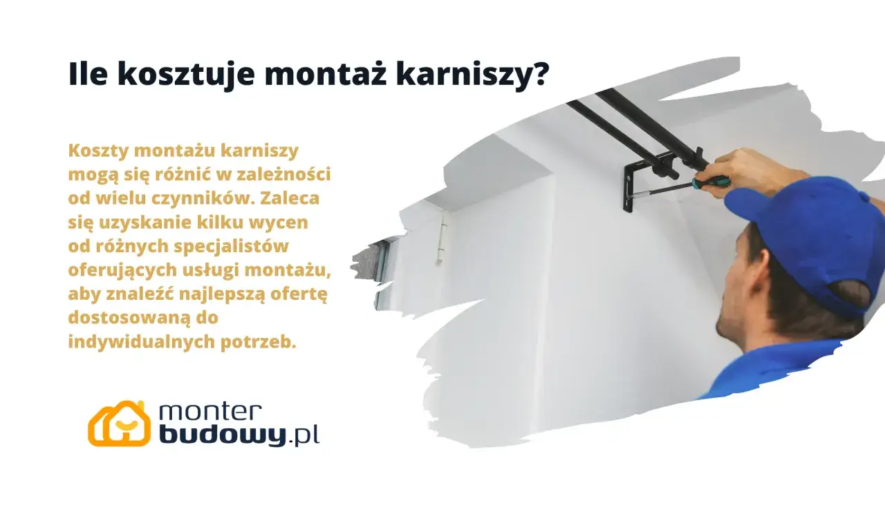Ile kosztuje montaż karniszy? Ceny zależą od wielu czynników. Warto porównać oferty od różnych fachowców, by znaleźć najlepszą.