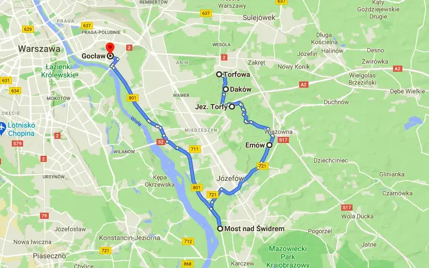 Najlepsze trasy rowerowe w Mazowszu na mapie - odkryj nowe szlaki