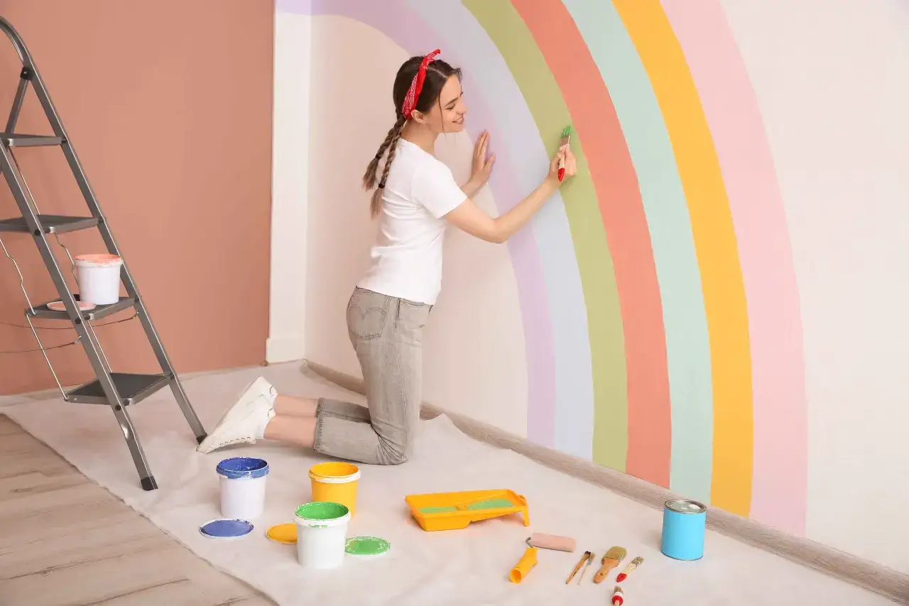 Tęcza na ścianie: Maluj jak ekspert! Kompletny poradnik DIY