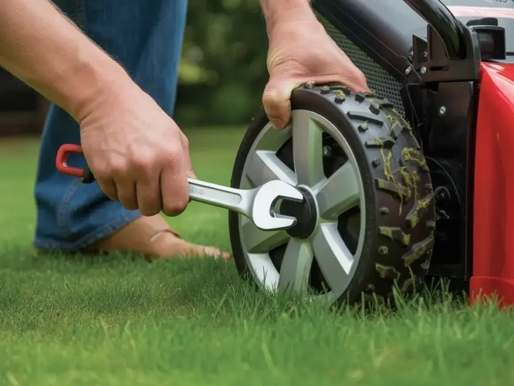 Jak zdjąć koło w kosiarce traktorku bez zbędnych trudności