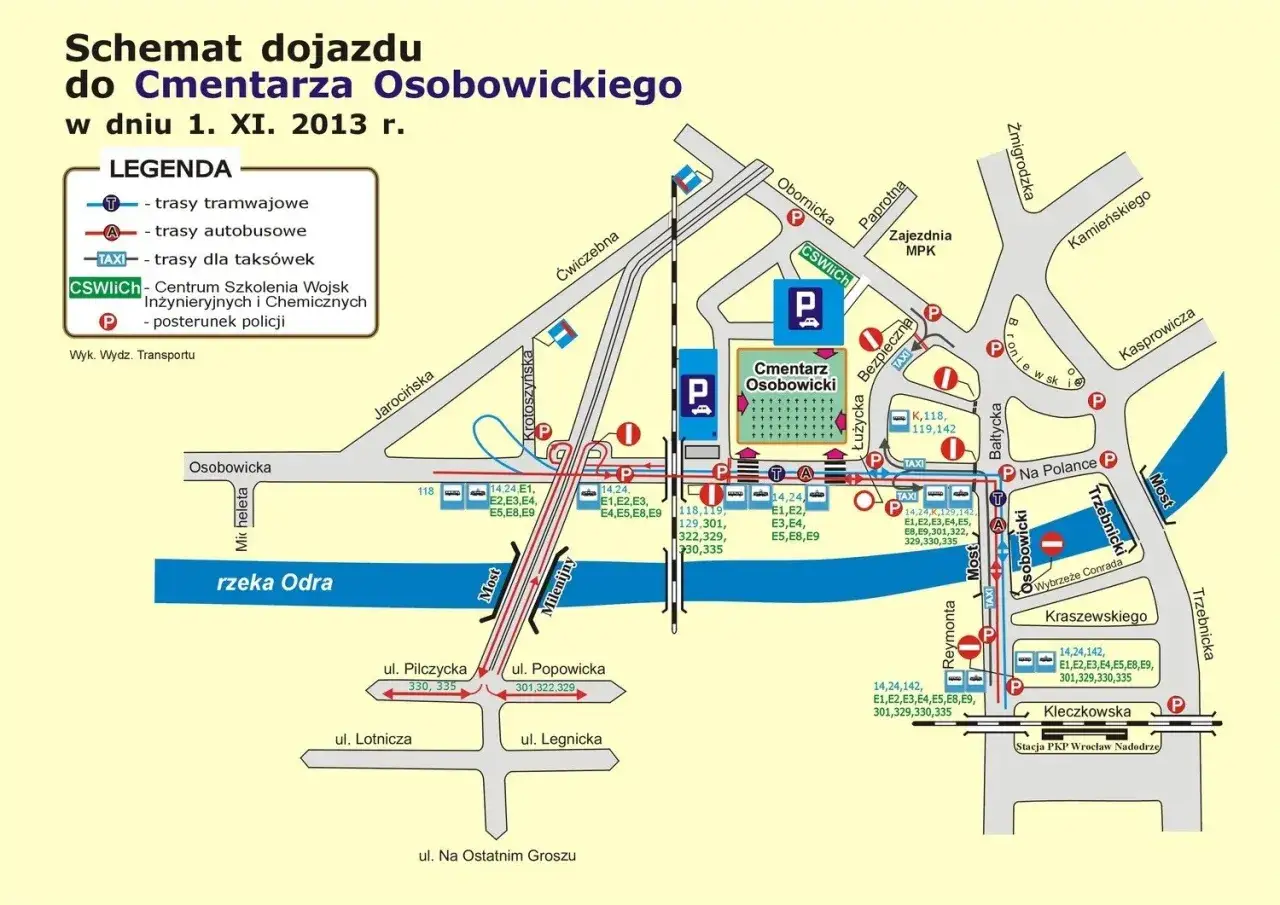 Jak dojechać na cmentarz osobowicki we Wrocławiu - proste trasy i wskazówki