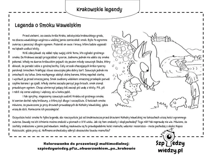 Legenda o Smoku Wawelskim i Kraku: Historia, która fascynuje