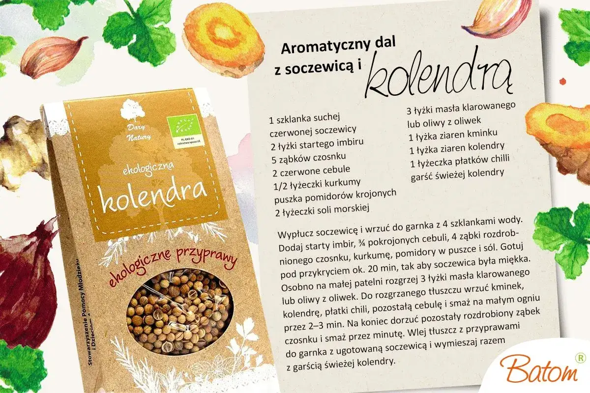 Kolendra: na co pomaga? Detoks, trawienie, cukier, cholesterol