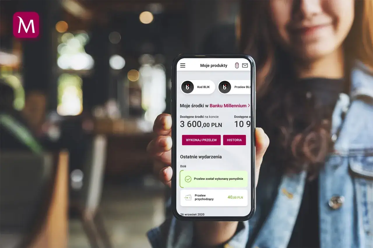 Millennium: Zmień limity mobilne BLIK, przelewów i kart. Pełna kontrola