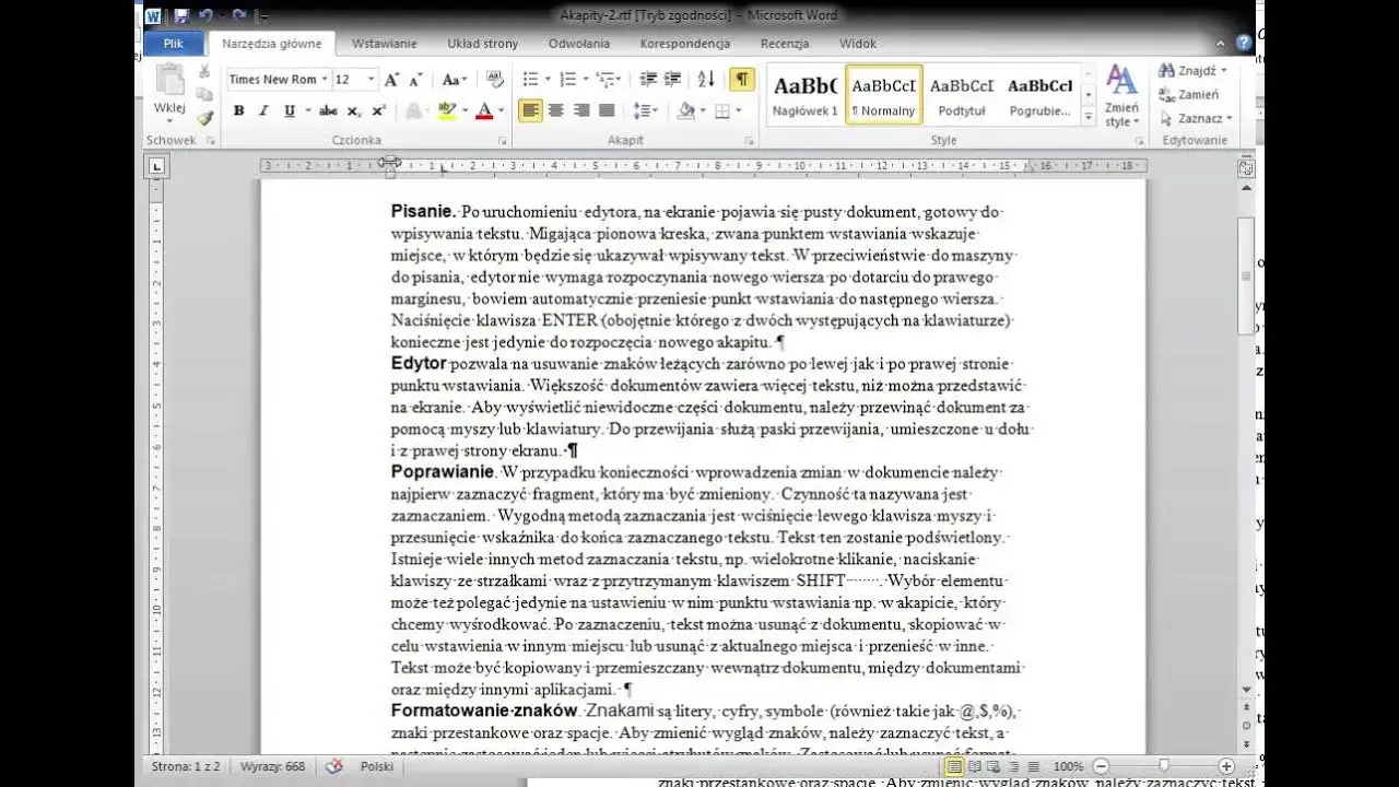 Jak ustawić akapity w Wordzie i uniknąć błędów w formatowaniu