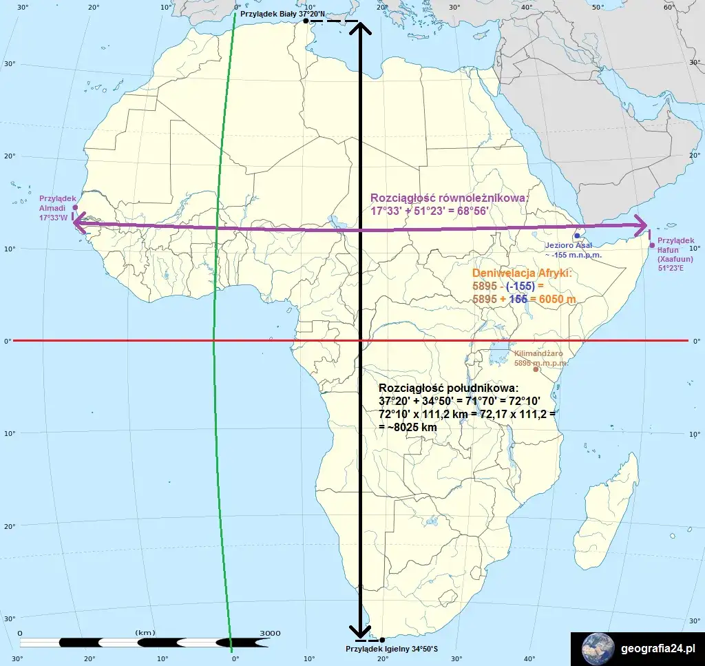Afryka: Ile stopni? Od 50°C do mrozu poznaj kontynent!