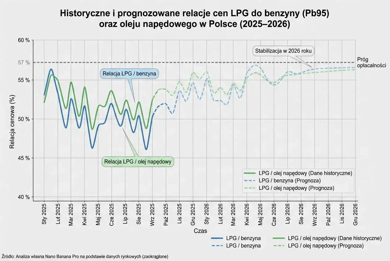 Ile kosztuje LPG w 2026? Ceny, opłacalność i zwrot inwestycji.