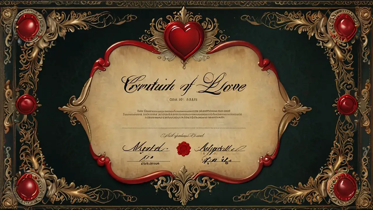 Certyfikat miłości: Jak stworzyć romantyczny prezent dla ukochanej?