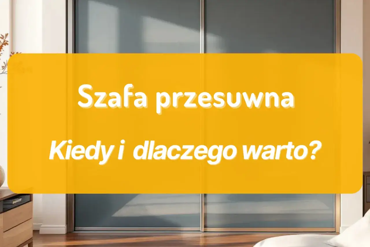 Czy szafa przesuwna zabiera mniej miejsca? Rozwiewam wątpliwości