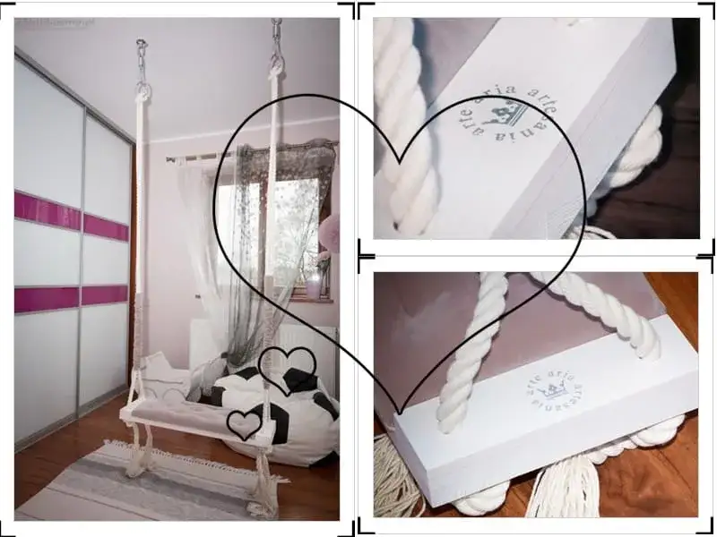 Huśtawka w domu? Montaż do sufitu: beton, drewno, podwieszany.