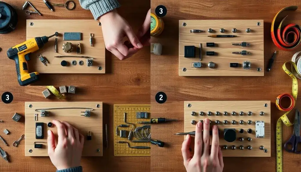 Tablica manipulacyjna DIY: Jak zrobić bezpieczną zabawkę?