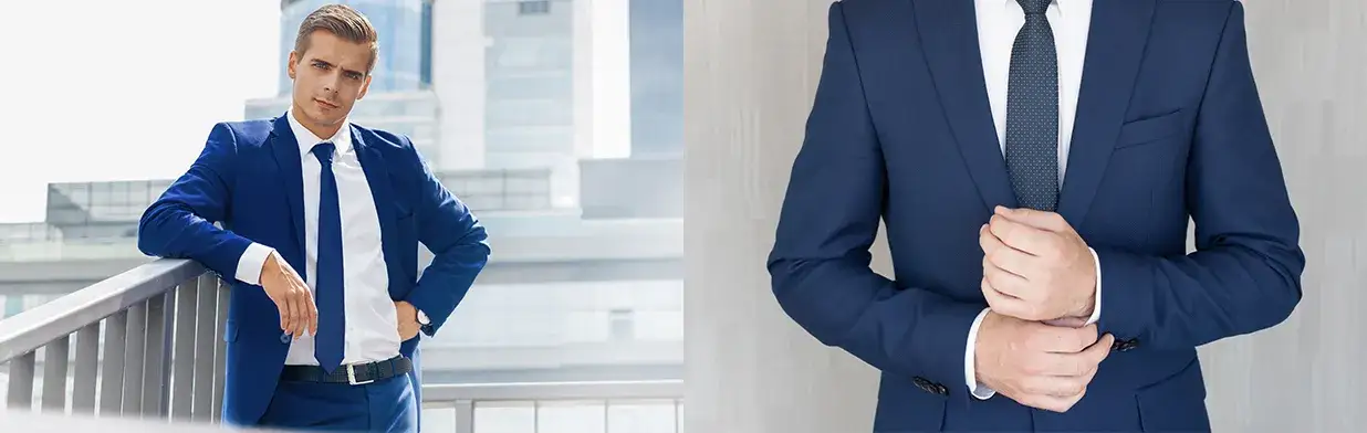 Granatowy garnitur: Jak go nosić? Poradnik stylizacji