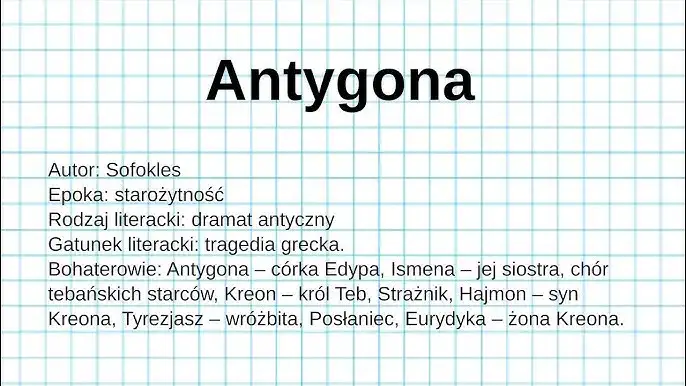 Antygona i jej znaczenie w epokę starożytności: kluczowe aspekty