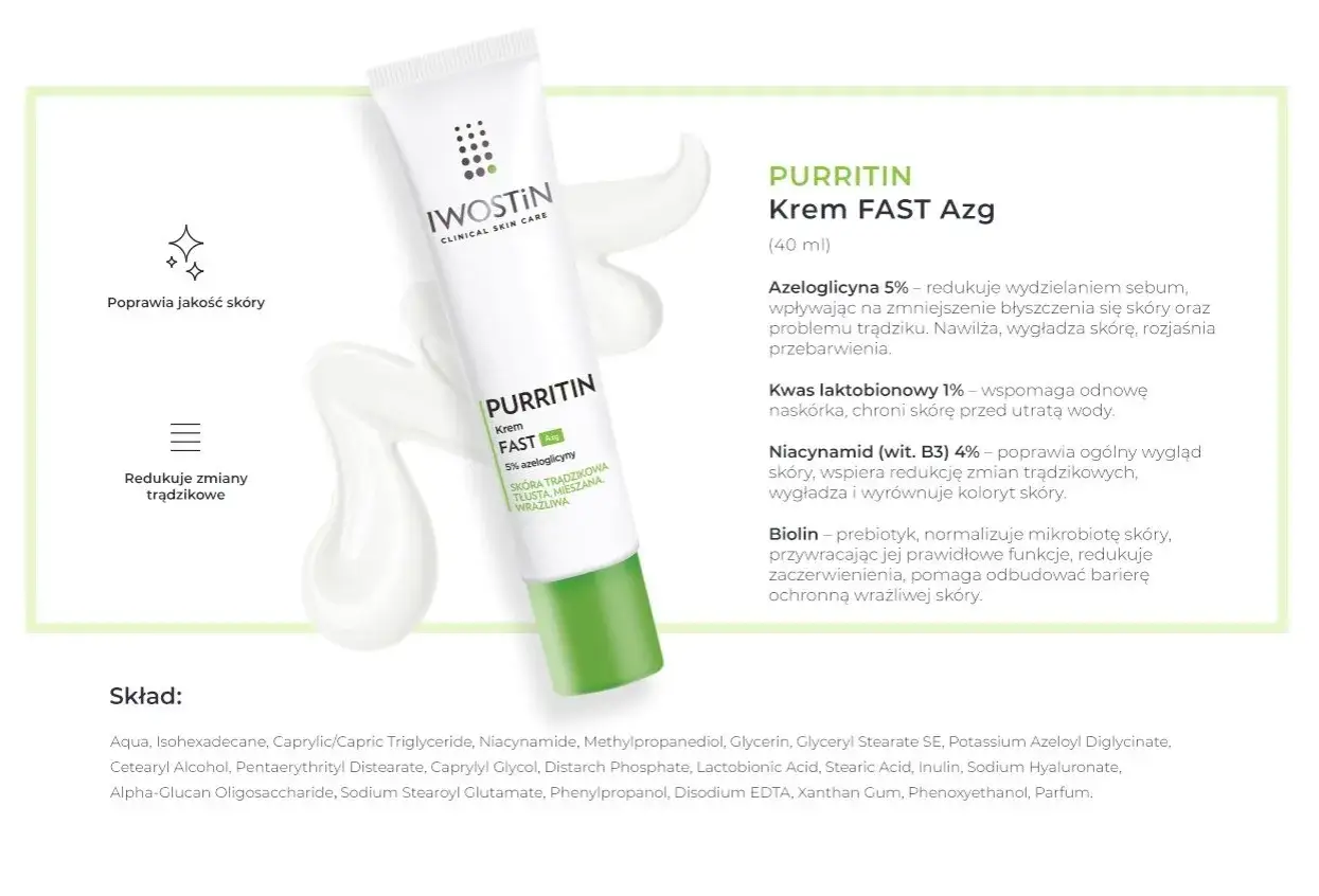 Iwostin Purritin krem na noc: Recenzja, skład, efekty. Czy warto?