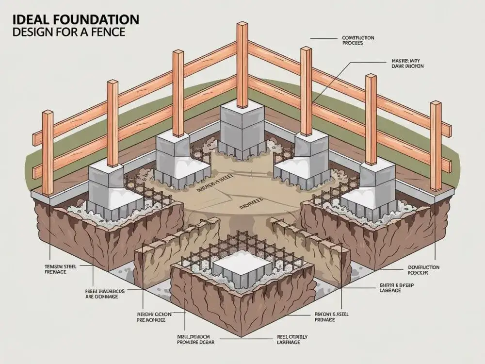 Jak zrobić fundament pod ogrodzenie – uniknij najczęstszych błędów