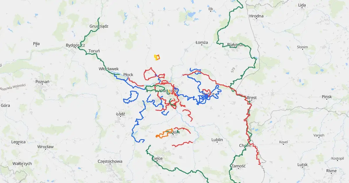 Trasy rowerowe Mazowsze mapa – odkryj najpiękniejsze szlaki rowerowe