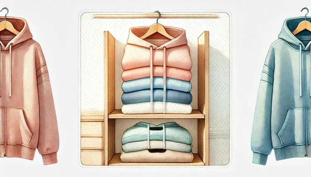 Jak ładnie złożyć bluzę z kapturem, by uniknąć zagnieceń i oszczędzić miejsce