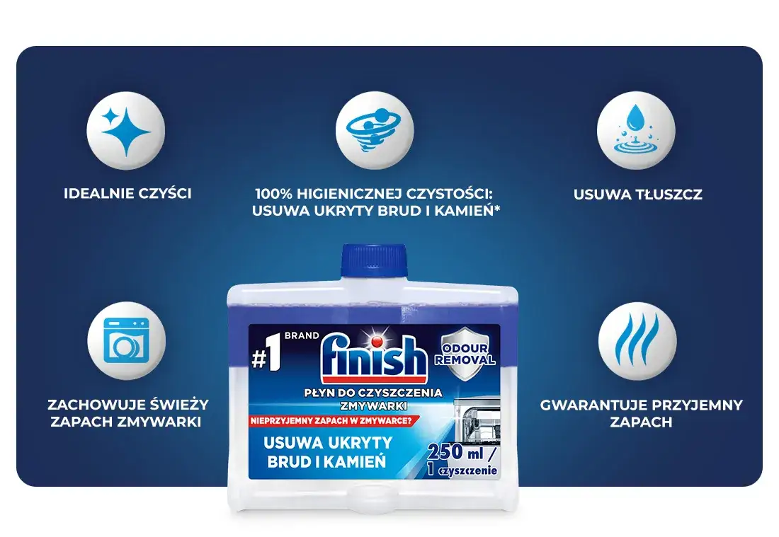 Jak używać środka do czyszczenia zmywarek Finish, aby uniknąć problemów