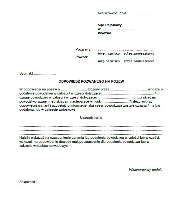 Czy powód dostaje odpowiedź na pozew? Poznaj procedurę sądową