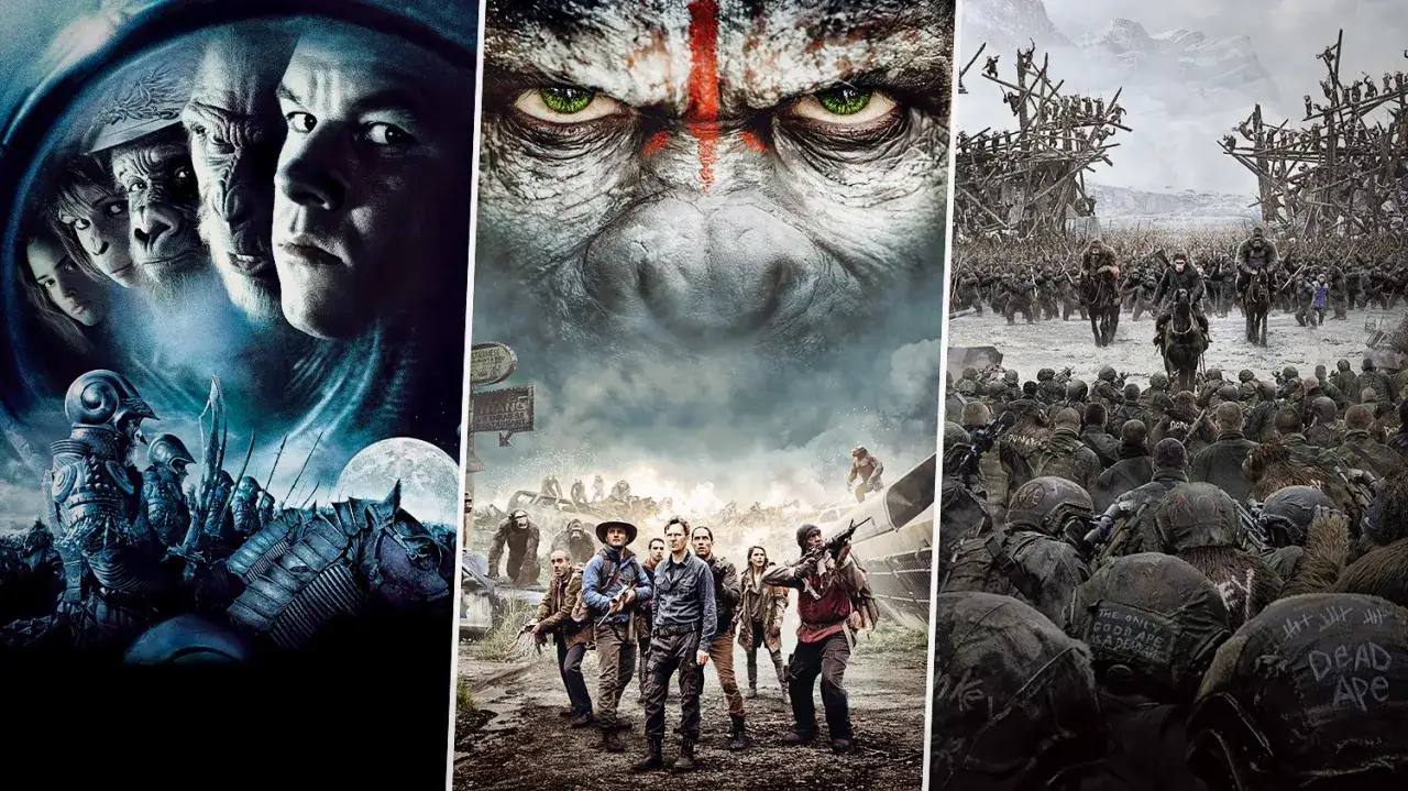 Wszystkie części Planety Małp: kompletna lista filmów z serii
