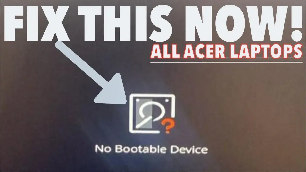 No Bootable Device Acer: Naprawa krok po kroku. Dysk czy system?