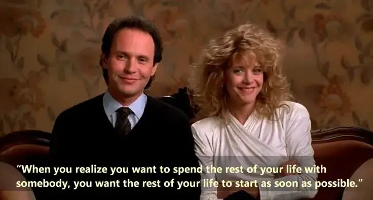 Najpiękniejsze cytaty z kiedy harry poznał sally, które poruszają serce