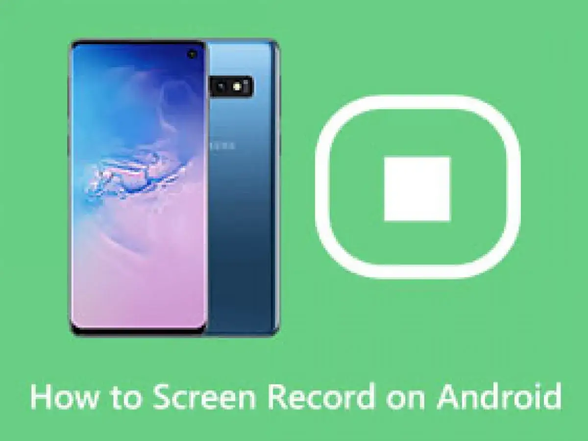 Smartfon z Androidem i ikoną nagrywania ekranu. Dowiedz się, jak wykonać nagrywanie ekranu android.