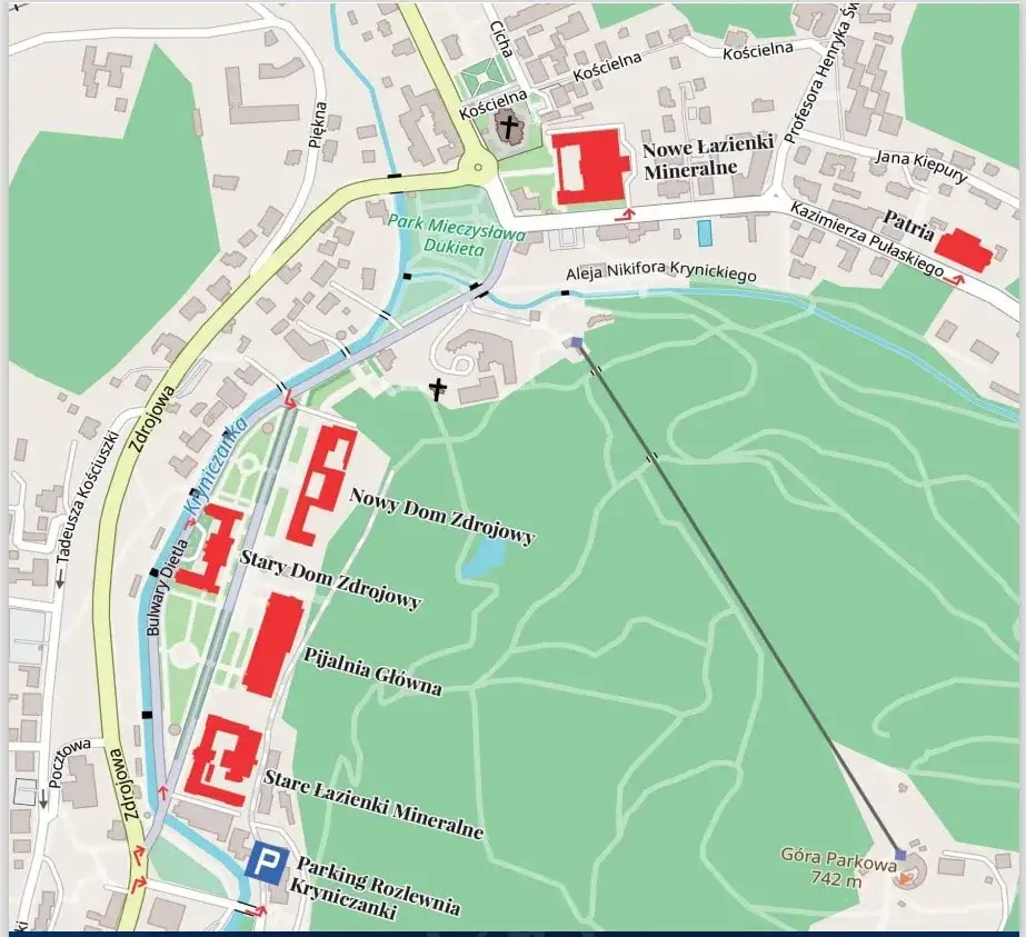 Krynica-Zdrój sanatorium Mielec mapa - znajdź idealne miejsce na zdrowie