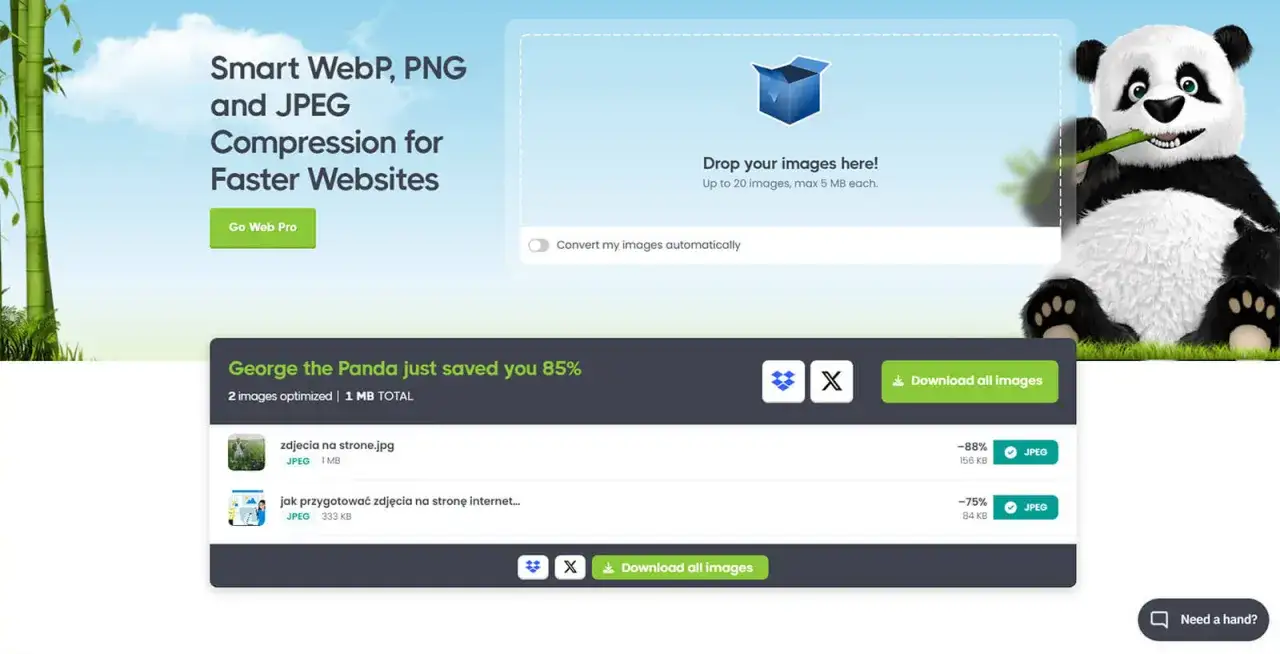 Jaka rozdzielczość zdjęć na stronę internetową, aby uniknąć problemów?
