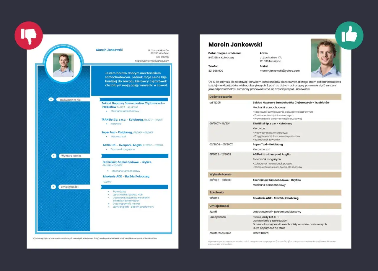 Gdzie wpisać prawo jazdy w CV, by zwiększyć swoje szanse na pracę?