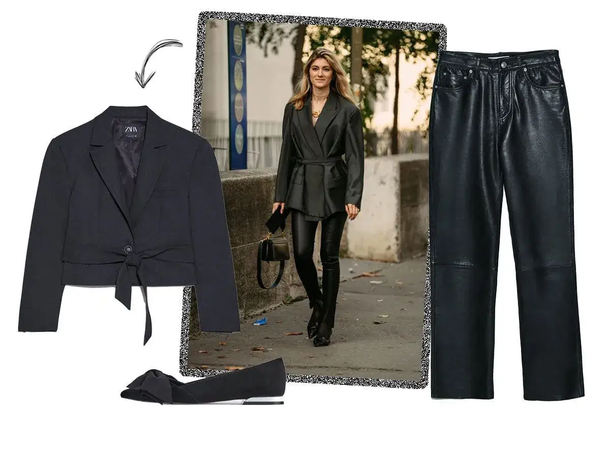 Pantalón negro vestir mujer Zara: estilos que no puedes perderte