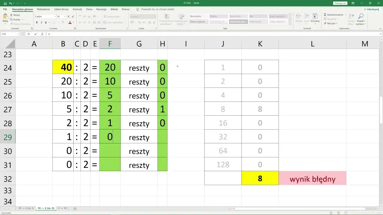 Jak obliczyć system binarny w Excelu – proste błędy, które warto znać