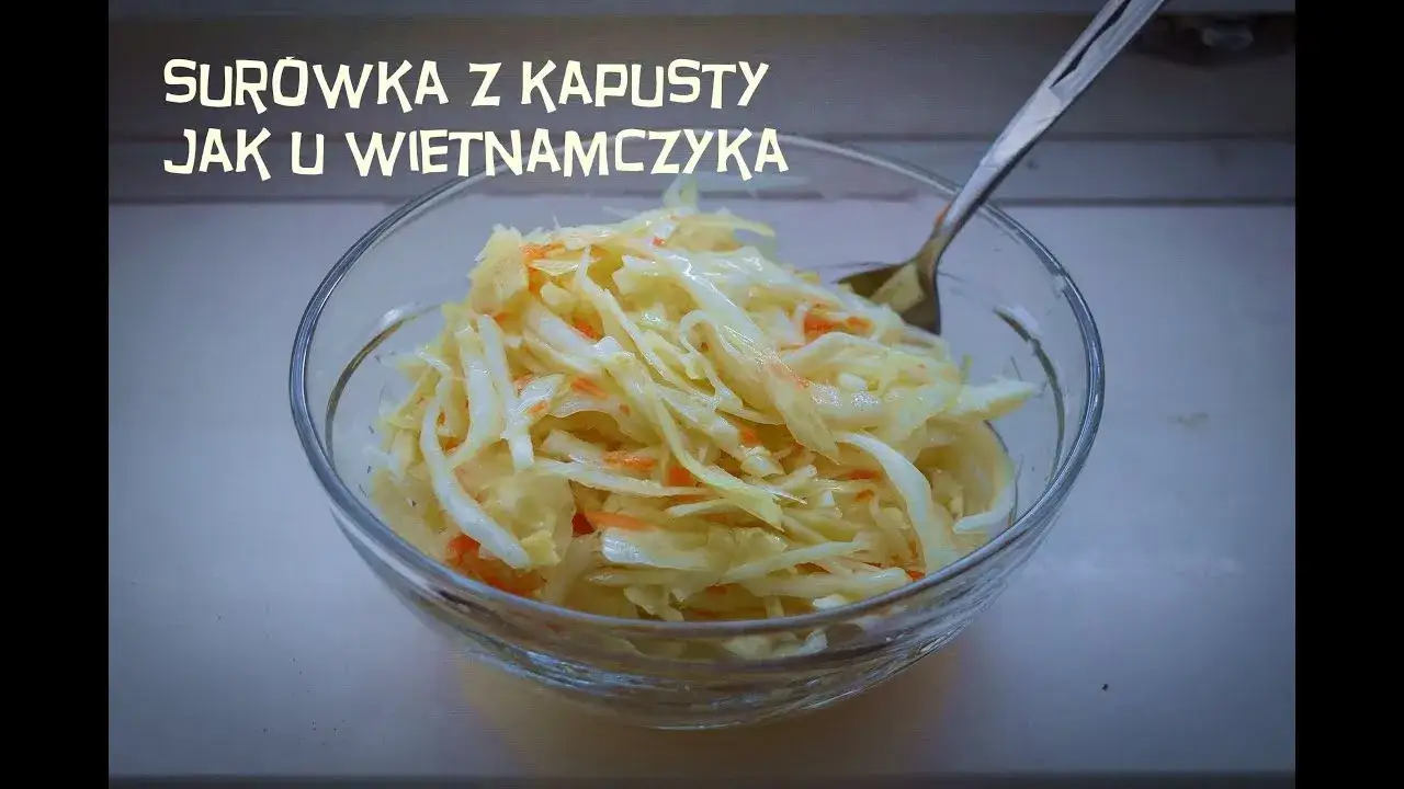 Kultowa surówka z białej kapusty "jak u chińczyka" przepis!