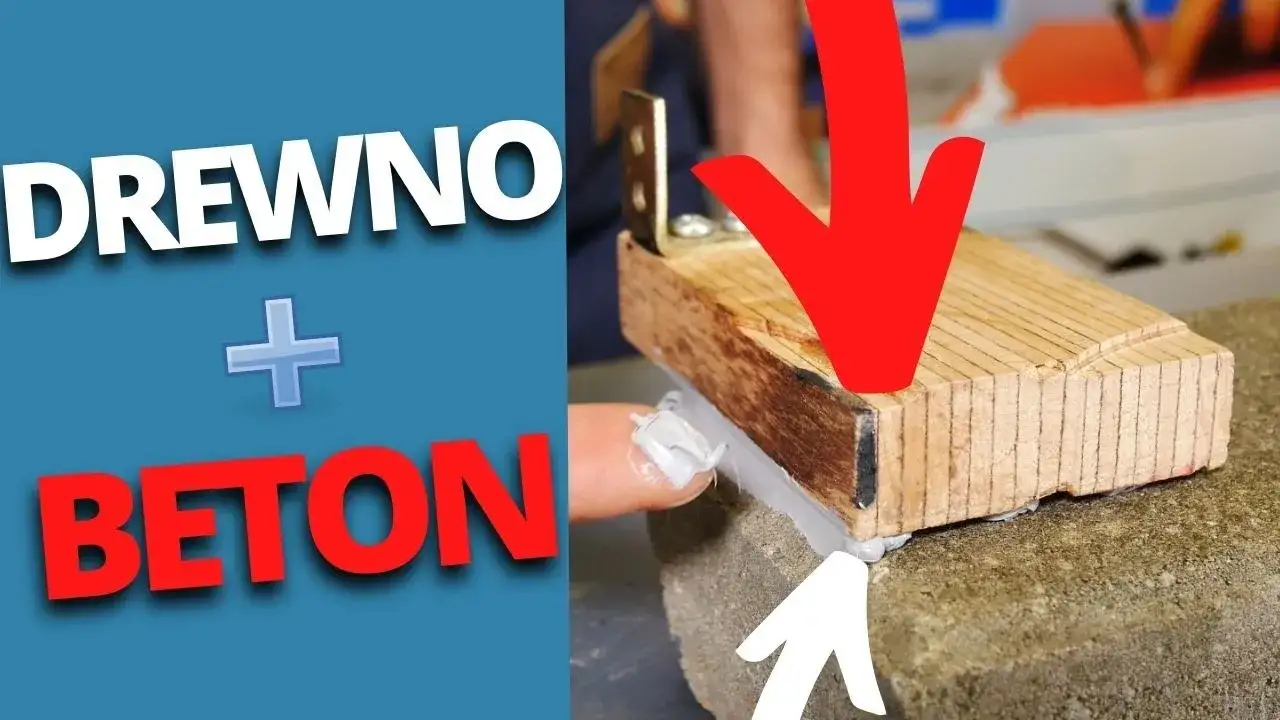 Przyklej drewno do betonu na stałe! Jaki klej wybrać? Instrukcja.
