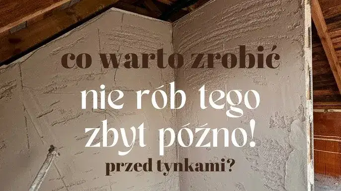 Tynki czy hydraulika? Ekspert radzi: uniknij kosztownych błędów!