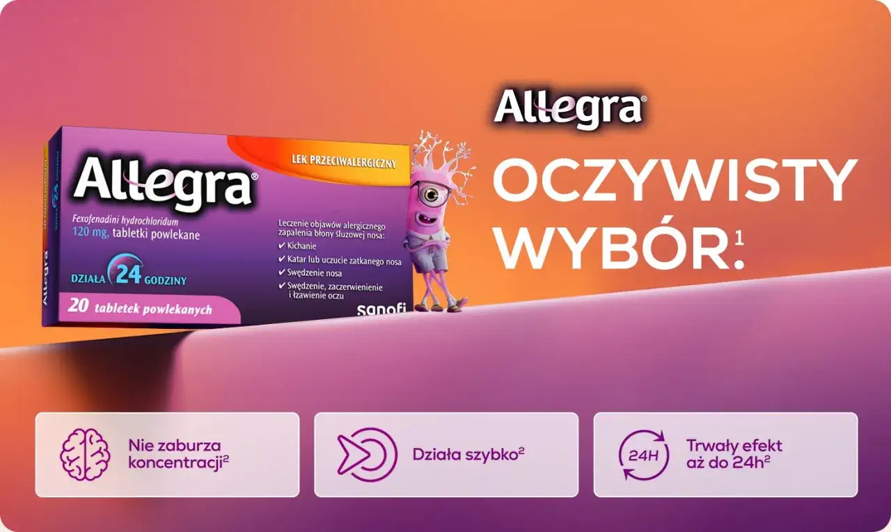 Ile kosztuje Allegra lek na alergie? Sprawdź najlepsze ceny online