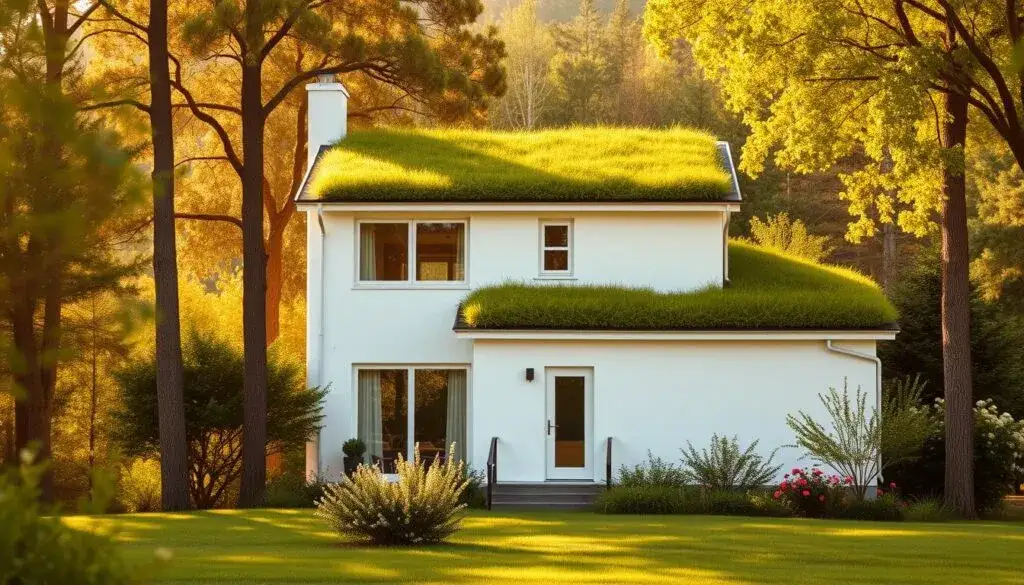 Jaką elewację wybrać do domu z zielonym dachem, aby zachwycał?