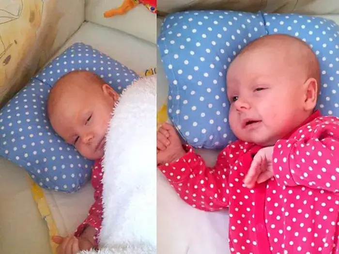 Jak ułożyć dziecko na poduszce Head Care, by uniknąć problemów ze snem