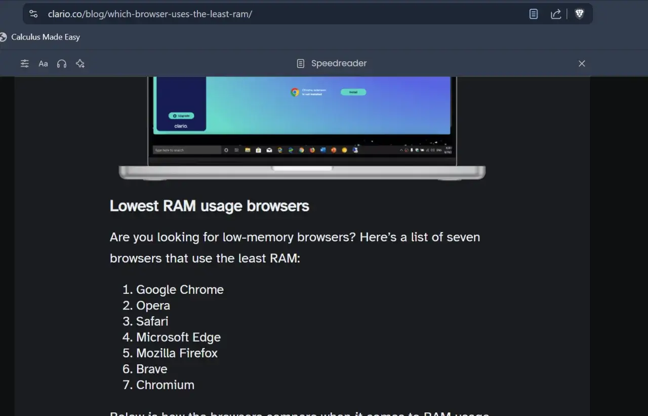 Jaka najlepsza przeglądarka dla Windows 10? Lista przeglądarek z najniższym zużyciem RAM: Chrome, Opera, Safari, Edge, Firefox, Brave, Chromium.