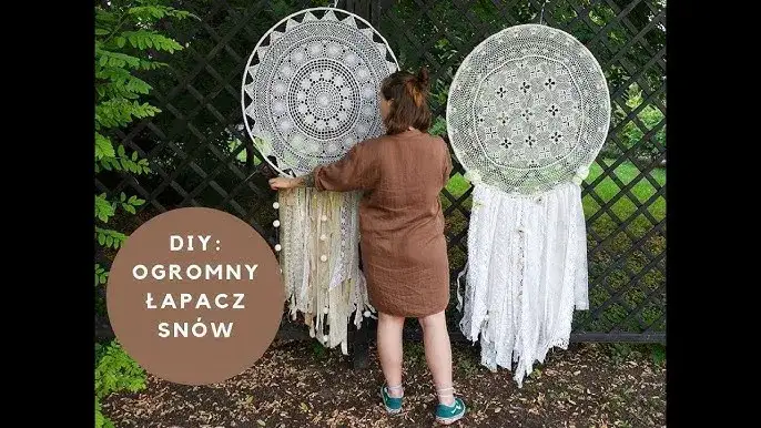 Jak zrobić duży łapacz snów na ścianę - proste kroki i materiały