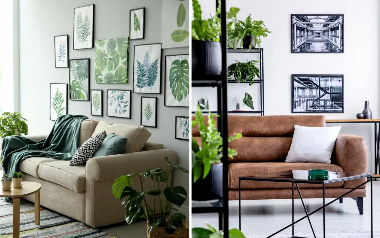 Galeria nad kanapą: Gotowe szablony i 3 zasady idealnego układu