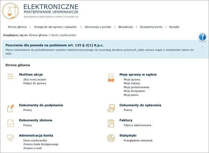 Jak łatwo sprawdzić sprawę w e-sądzie bez zakupu konta